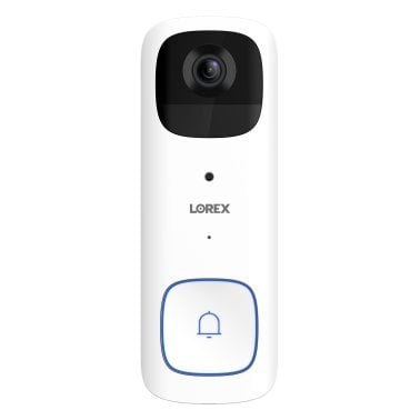 Lorex® Wi-Fi® 2K Smart Video Doorbell, Battery Operated (White)