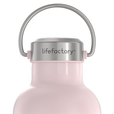 Lifefactory® 32-Oz. Stainless Steel Vacuum-Insulated Sport Bottle (Desert Rose)