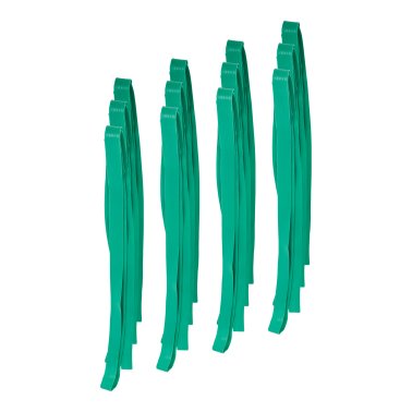 Colored Rubber Bands, 12 pk  (Medium, 30", Green)