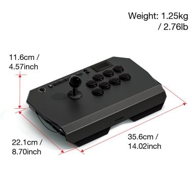 Qanba® Drone 2 Wired Joystick for PlayStation® 5/4 and PC