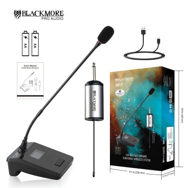 Blackmore Pro Audio BMP-17 Podium/Conference Wireless UHF Microphone System