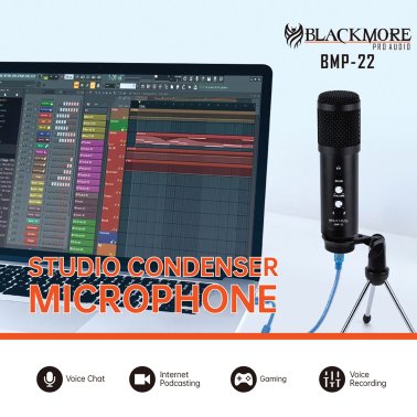 Blackmore Pro Audio BMP-22 USB Cardioid Condenser Microphone Kit