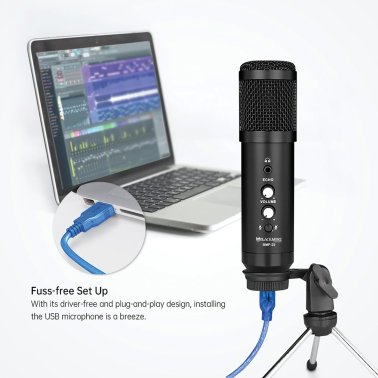 Blackmore Pro Audio BMP-22 USB Cardioid Condenser Microphone Kit