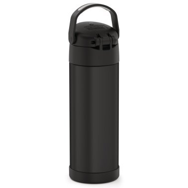 Thermos® 16-Ounce FUNtainer® Vacuum-Insulated Stainless Steel Bottle with Spout (Black Matte)