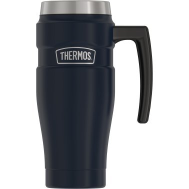 Thermos® 16-Ounce Stainless King™ Vacuum-Insulated Stainless Steel Travel Mug (Matte Blue)