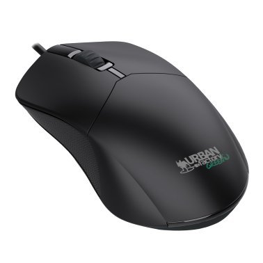 Urban Factory CYCLEE Eco-Designed Wired Computer Mouse, USB-A/USB-C®