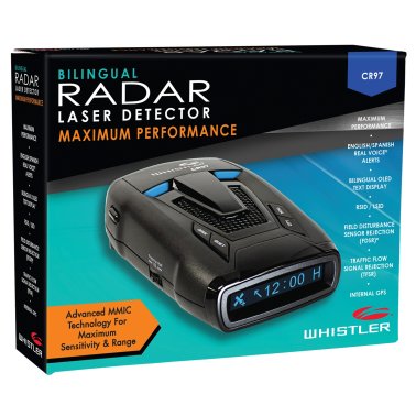 Whistler® CR97 Laser/Radar Detector