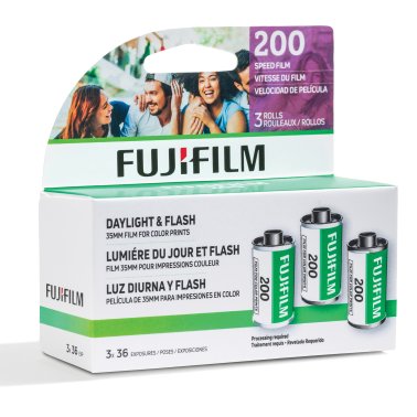 FUJIFILM® ISO 200 36-Exposure Color Negative Film for 35 mm Cameras (3 Pack)