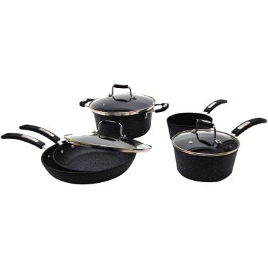 THE ROCK™ by Starfrit® 8-Piece Cookware Set with Bakelite Handles