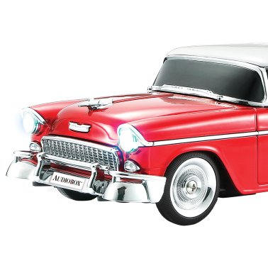 Audiobox® TRK-5500BT Retro Ride™ 10-Watt-Continuous-Output 1955 Replica Car Bluetooth® Speaker (Red)