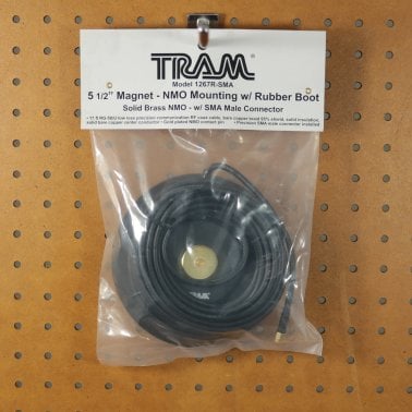 Tram® 5-1/2-Inch Black ABS NMO Magnet Mount with RG58 Coaxial Cable and SMA Connector
