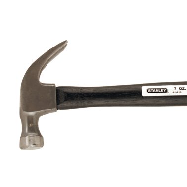 STANLEY® Curved-Claw Wood-Handled Nailing Hammer (7 Oz.; Black)