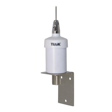 Tram® Pretuned VHF 6-dB-Gain Marine L-Bracket-Mount 35-Inch Fiberglass Antenna with RG58 Cable and PL-259 Connectors