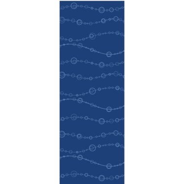 GoFit® Printed Yoga Mat (Blue)