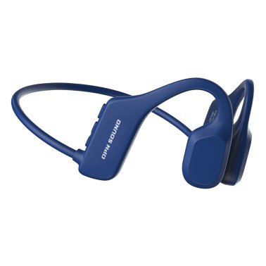 OPN Sound™ Swym Bluetooth® Bone-Conduction Neckband Headphones with Microphone and MP3 Storage, Blue
