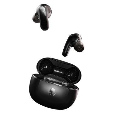 Skullcandy® Rail™ Bluetooth® Earbuds with Microphone, Noise Canceling, True Wireless with Charging Case, True Black