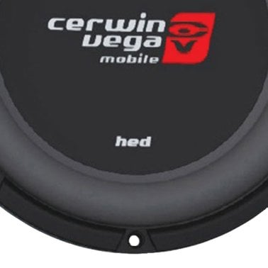 Cerwin-Vega® Mobile HED® Series HS122D 12-In. 1,200-Watt-Max 2-Ohm Dual-Voice Shallow Subwoofer