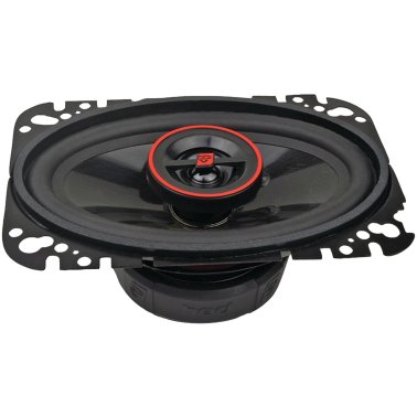 Cerwin-Vega® Mobile HED® Series 4-In. x 6-In. 275-Watt-Max 2-Way Coaxial Speakers, Black and Red, 2 Pack