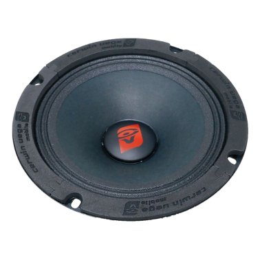 Cerwin-Vega® Mobile PRO Series CVP65 6.5-In. 300-Watt-Max Mid-Range Vehicle Speaker, Black and Red, Single Speaker
