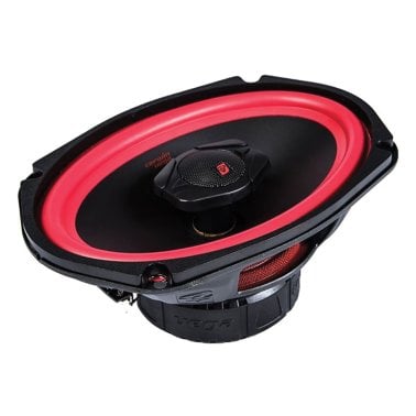Cerwin-Vega® Mobile Vega Series V469 6-In. x 9-In. 500-Watt-Max 2-Way Coaxial Vehicle Speakers, Black and Red, 2 Pack