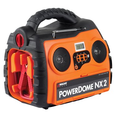 Wagan Tech® Power Dome™ NX2 12-Volt Jump Starter, Air Compressor, Radio, USB Charger, and Inverter with Bluetooth®
