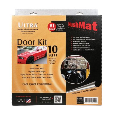HushMat® Door Sound-Damping Kit with Stealth Black Foil, 10 Sq. Ft.