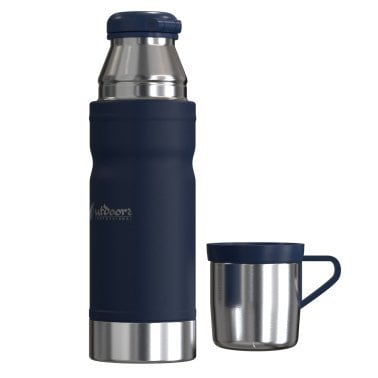 Outdoors Professional 25.3-Oz. (750 mL) Stainless Steel Termo Go Vacuum Bottle (Blue)