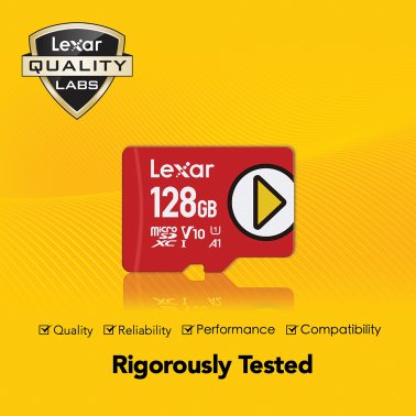 Lexar® PLAY microSDXC™ UHS-I Card (128 GB)