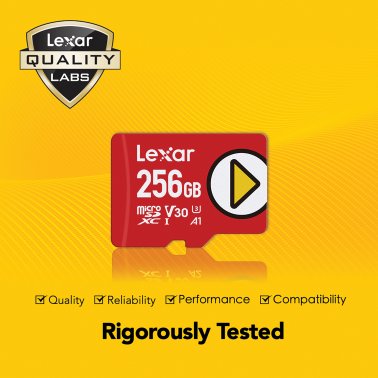 Lexar® PLAY microSDXC™ UHS-I Card (256 GB)