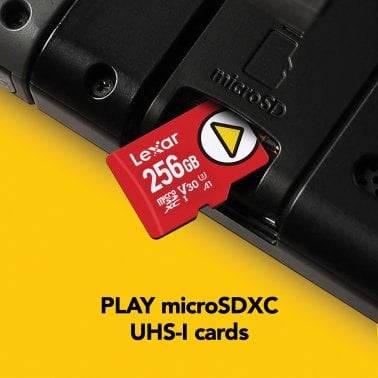 Lexar® PLAY microSDXC™ UHS-I Card (256 GB)