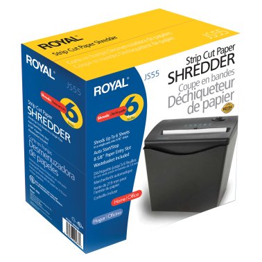 Royal® JS55 6-Sheet Shredder with Basket