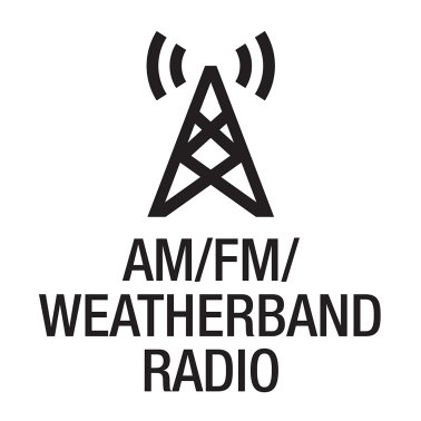 WeatherX® AM/FM/NOAA® Weather Crank Radio, WR383R