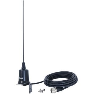 Tram® Tunable 144MHz–174MHz Tunable VHF 3dBd Gain Trunk or Hole Mount Antenna Kit with PL-259 Connector