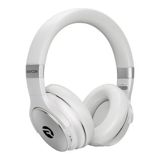 Raycon The Everyday Over-Ear Active-Noise-Canceling Wireless Bluetooth® Headphones with Microphone (Frost White)
