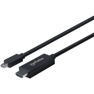Manhattan® 6-Ft. 1080p Mini DisplayPort™ to HDMI® Cable, Black