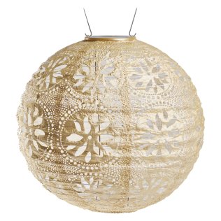 Allsop® Home Garden Soji™ Stella Boho Globe 12-In. Tyvek® Solar Lantern