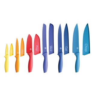 MasterChef® 12-Piece Colored Knife Set