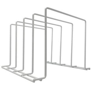 Better Houseware 4-Section Medium Vertical Organizer, White