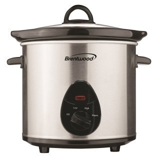 Brentwood® 3-Qt. 170-Watt Stainless Steel Slow Cooker (Metallic)