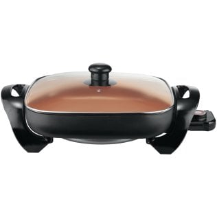Brentwood® 12-Inch Nonstick Copper Electric Skillet