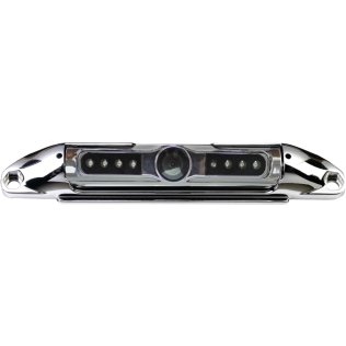 BOYO Vision Bar-Type 140° License Plate Camera with IR Night Vision (Chrome)