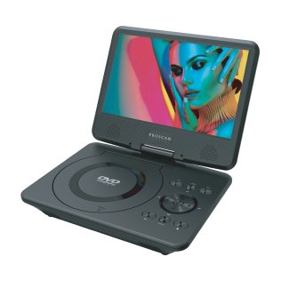Proscan® 9-In. Premium Portable DVD Player with Swivel Screen, 5-Hour Battery, Headphones, Remote, and Car Bag, Black, PDVD9019