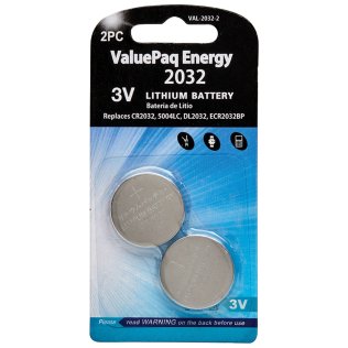 Dantona® ValuePaq Energy 2032 Lithium Coin Cell Batteries (2 Pack)