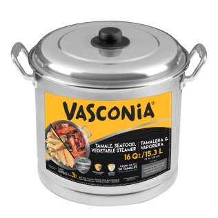 VASCONIA® Steamer with Aluminum Lid (16 Qt.)