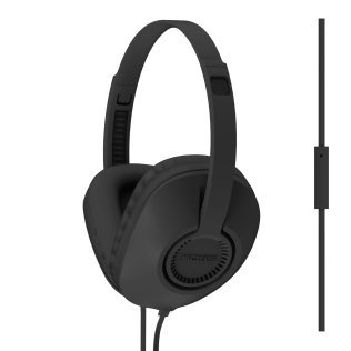 KOSS® UR23i Over-Ear Headphones with Microphone and In-Line Remote (Black)