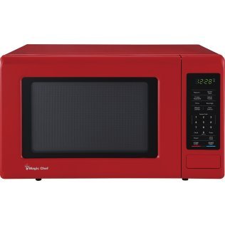 Magic Chef® 0.9-Cu. Ft. 900-Watt Countertop Digital Touch Microwave (Red)