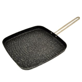 THE ROCK™ by Starfrit® THE ROCK by Starfrit Breakfast Collection 10-In. Grill Pan with Stainless Steel Handle