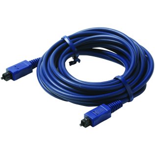 Steren® TOSLINK® Digital Optical Audio Cable, Blue (6 Ft.)