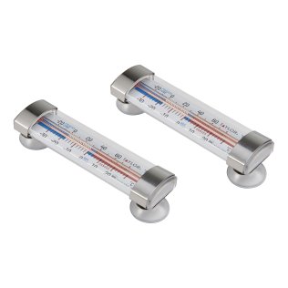Taylor® Precision Products Fridge and Freezer Thermometers, 2 Pack