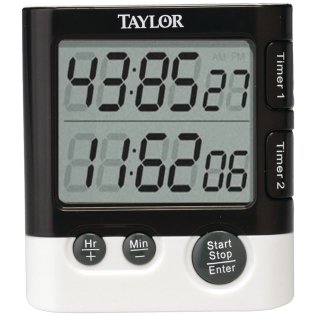Taylor® Precision Products Dual-Event Digital Timer/Clock